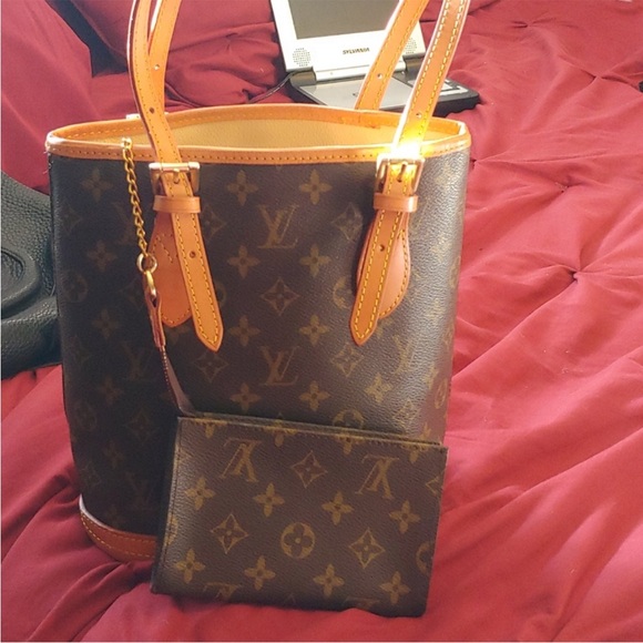 🔥🔥🔥Louis Vuitton Brown and Orange Monogram Tote - Picture 1 of 12